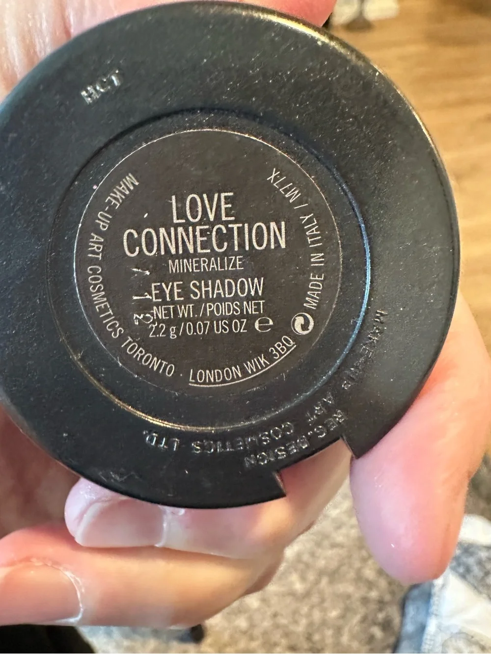 MAC Cosmetics Shimmering Baked Eyeshadow Discontinued Love Connection